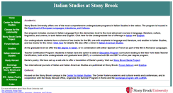 Desktop Screenshot of italianstudies.org